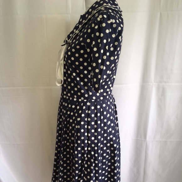 Laura Ashley vintage sailor dress stain on ribbon - Picture 5 of 8